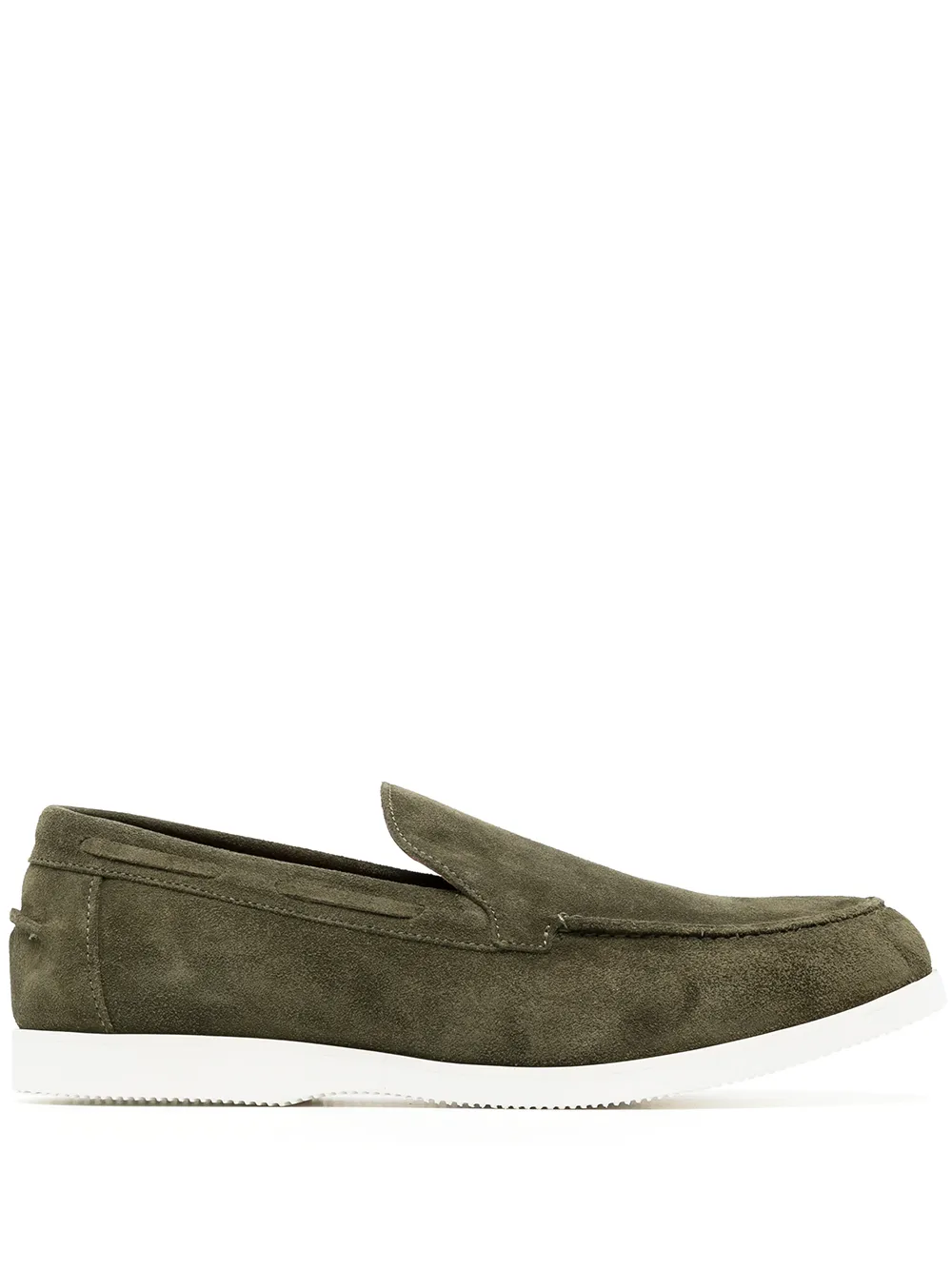 

DUKE & DEXTER Scott Caper suede loafers - Green