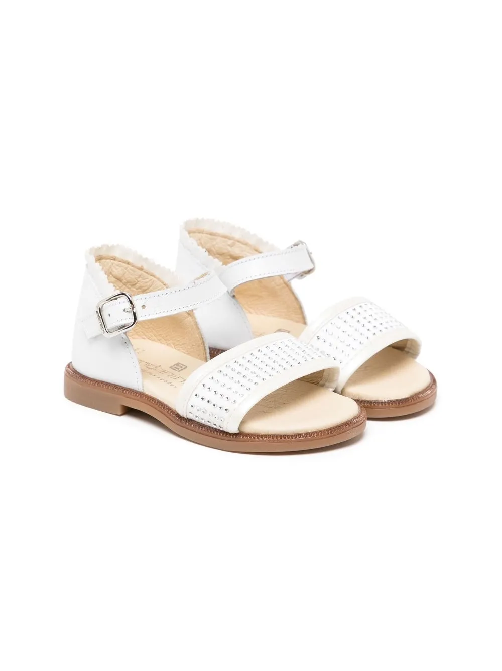 

ANDANINES open-toe buckle-fastening sandals - GOLDEN