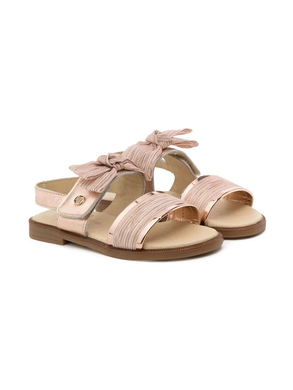 

ANDANINES bow-detail open-toe sandals - Pink