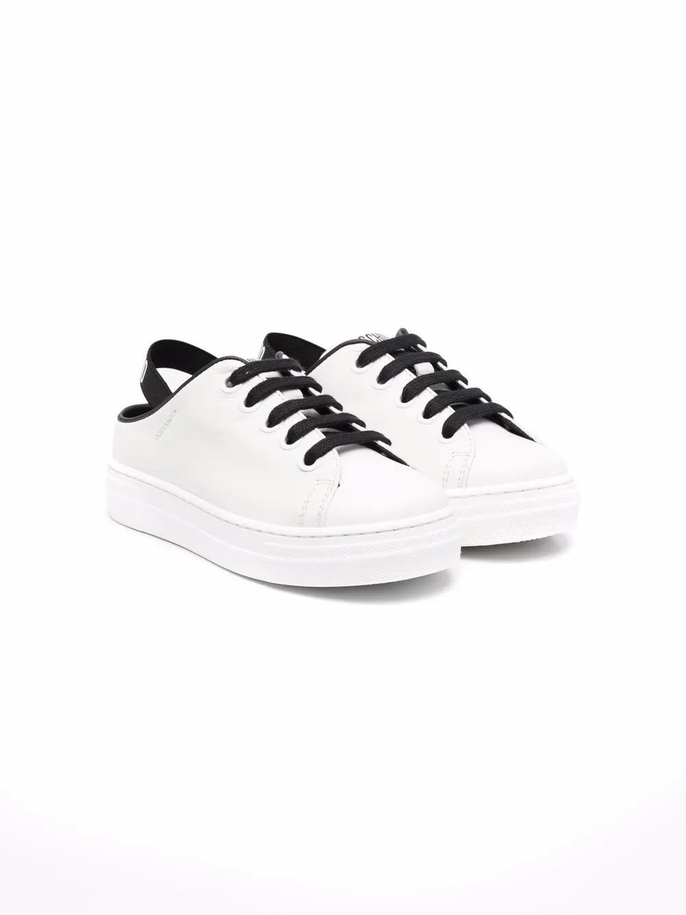 

Moschino Kids low-top lace-up trainers - White