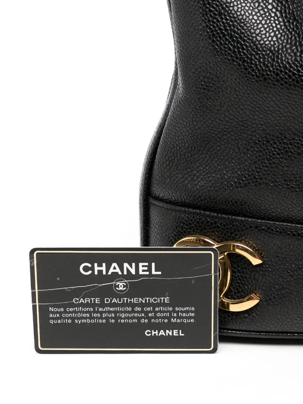 CHANEL Pre-Owned 1992 Triple CC Flap Backpack | Black | FARFETCH