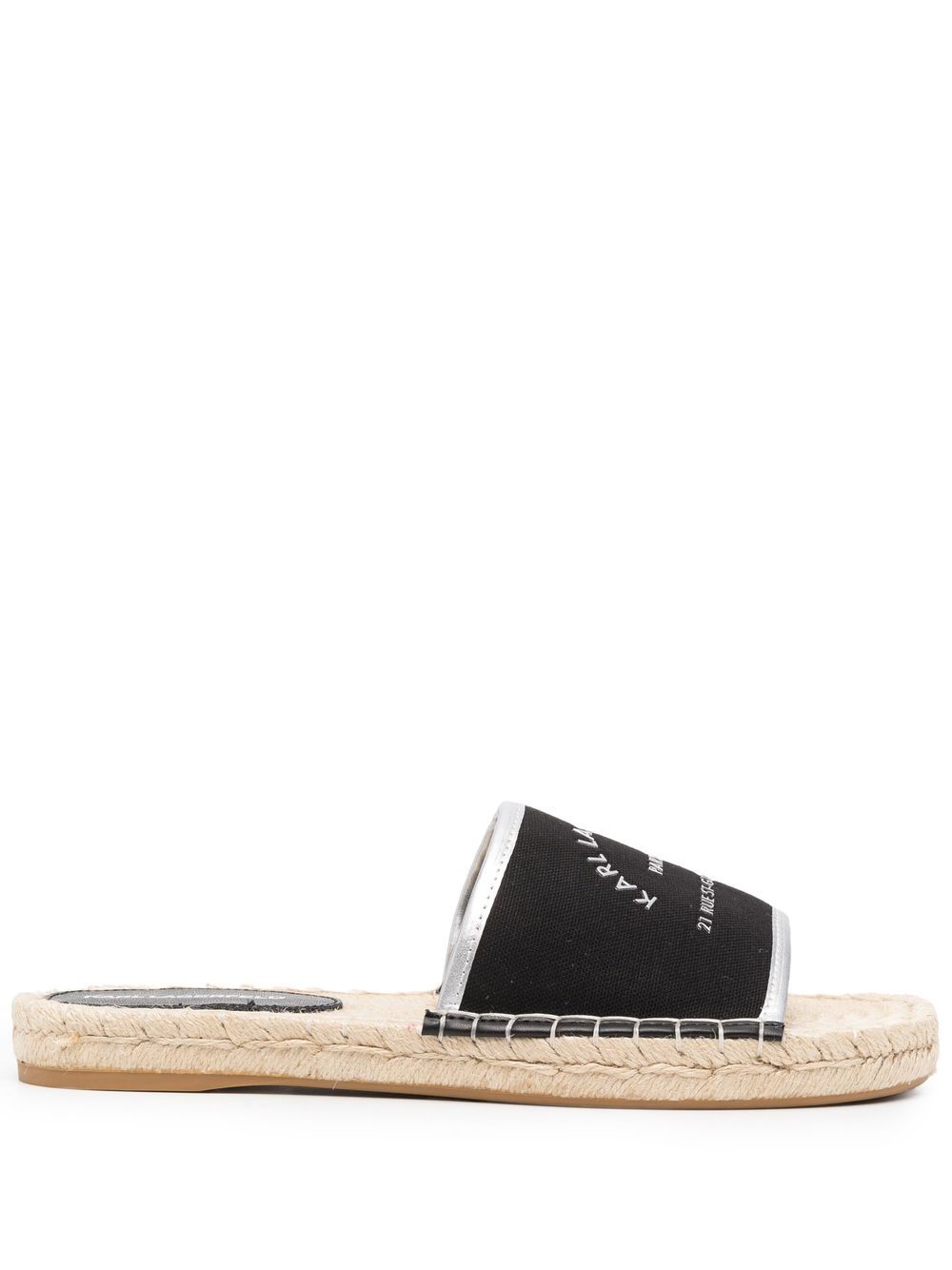 

Karl Lagerfeld sandalias Kamini - Negro