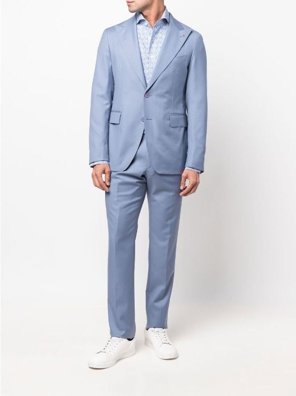 light blue suit zara