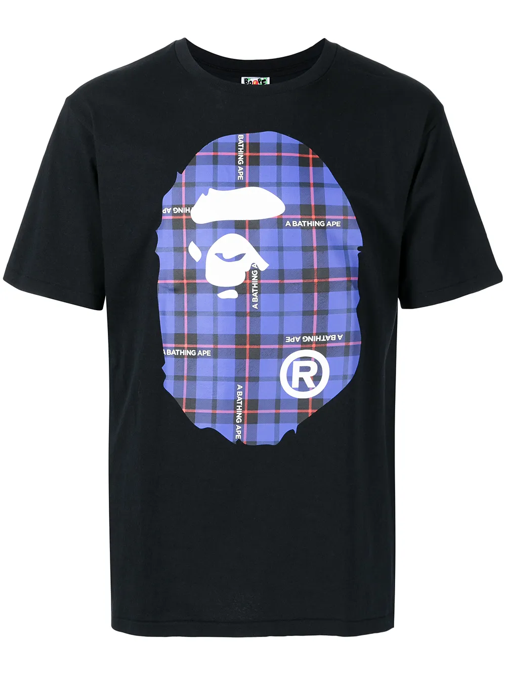 

A BATHING APE® playera con estampado gráfico - Negro