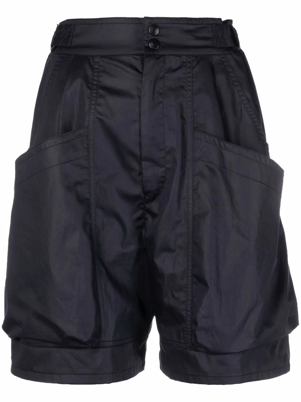 

Isabel Marant shorts con tiro alto - Azul