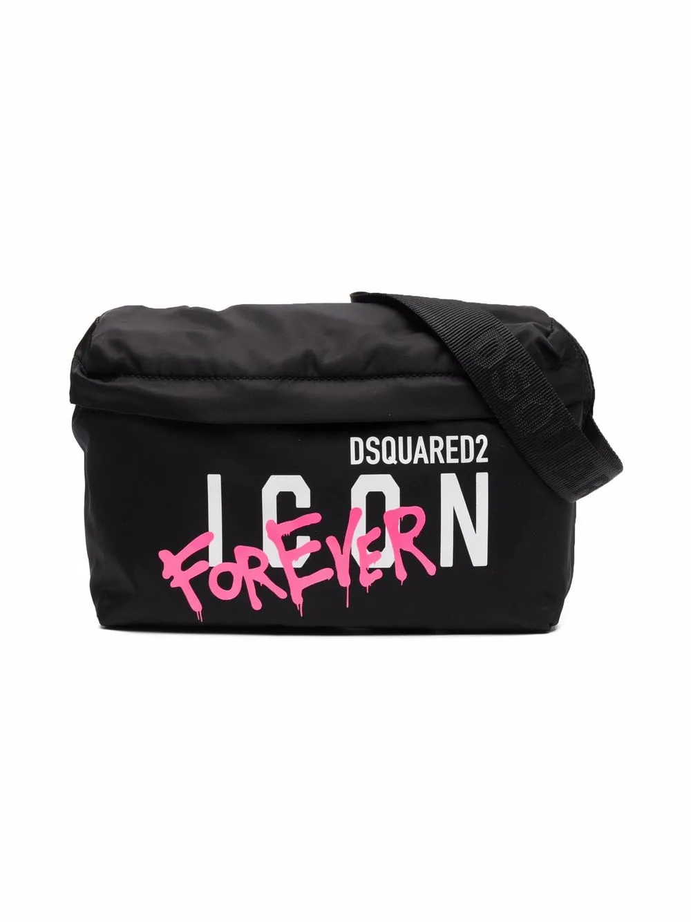 

Dsquared2 Kids logo-print crossbody bag - Black