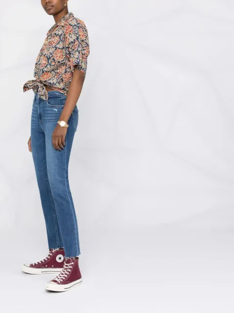PAIGE Hoxton slim-cut Distressed Jeans 