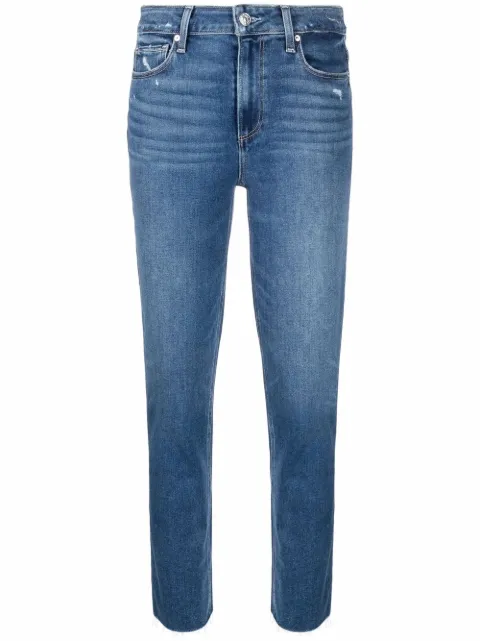 PAIGE Hoxton slim-cut Distressed Jeans 
