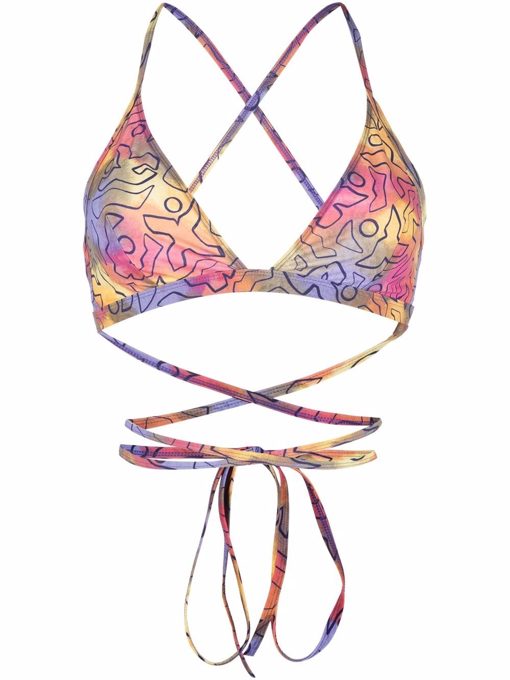 ISABEL MARANT Solange Triangle wrap-strap Bikini Top - Farfetch