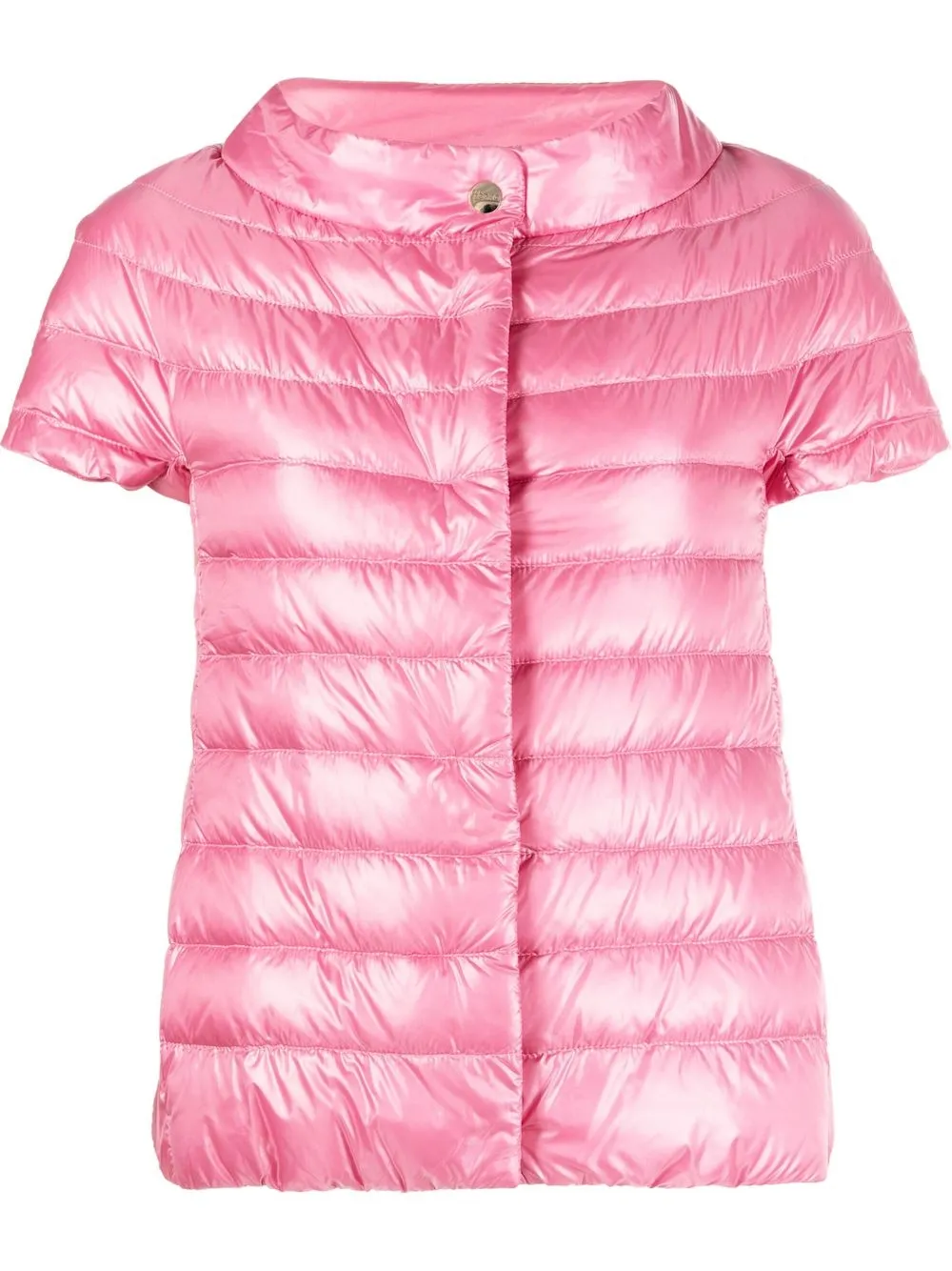 

Herno Greta short-sleeve padded jacket - Pink