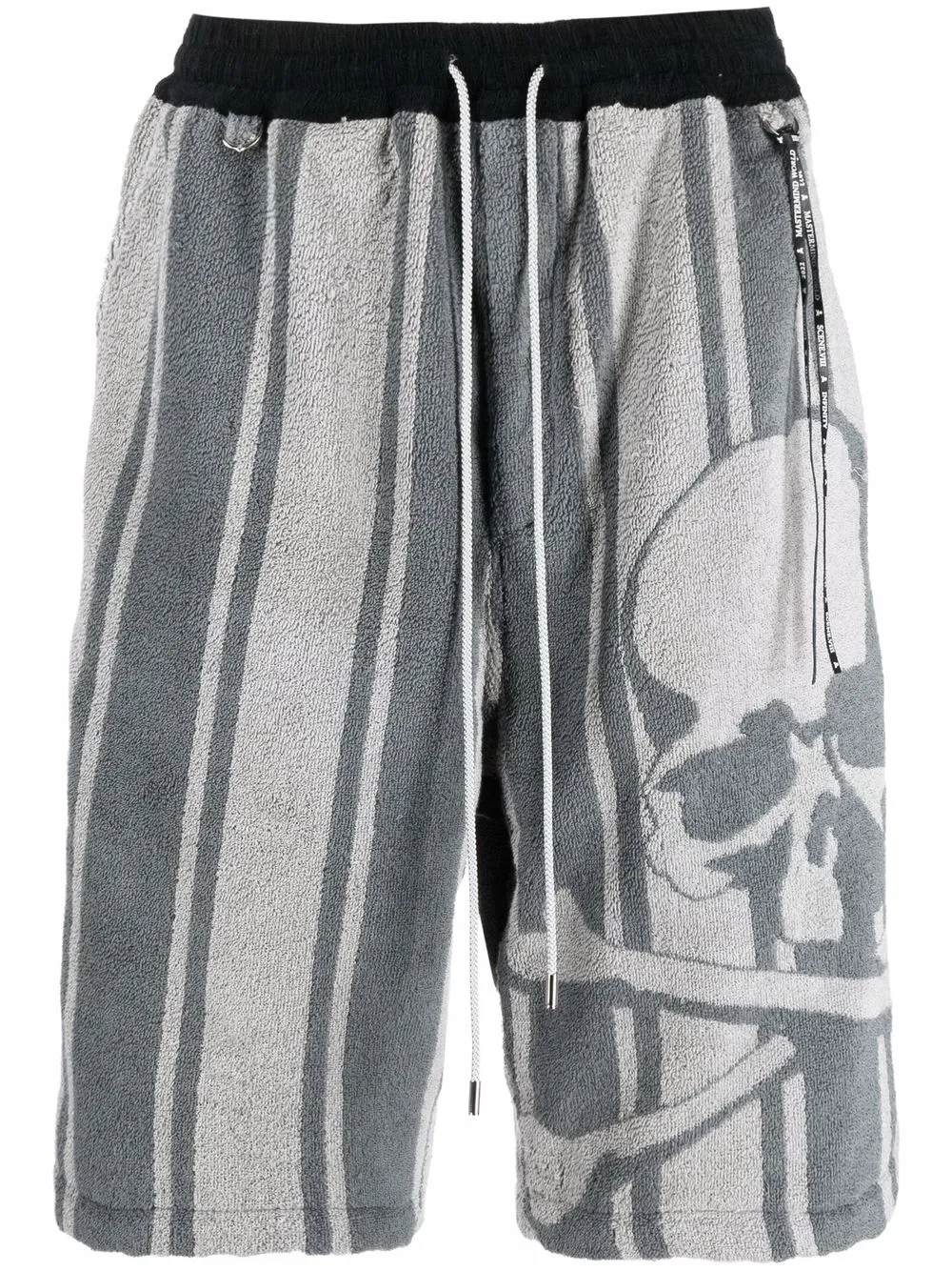 

Mastermind World bermudas con calavera estampada - Gris