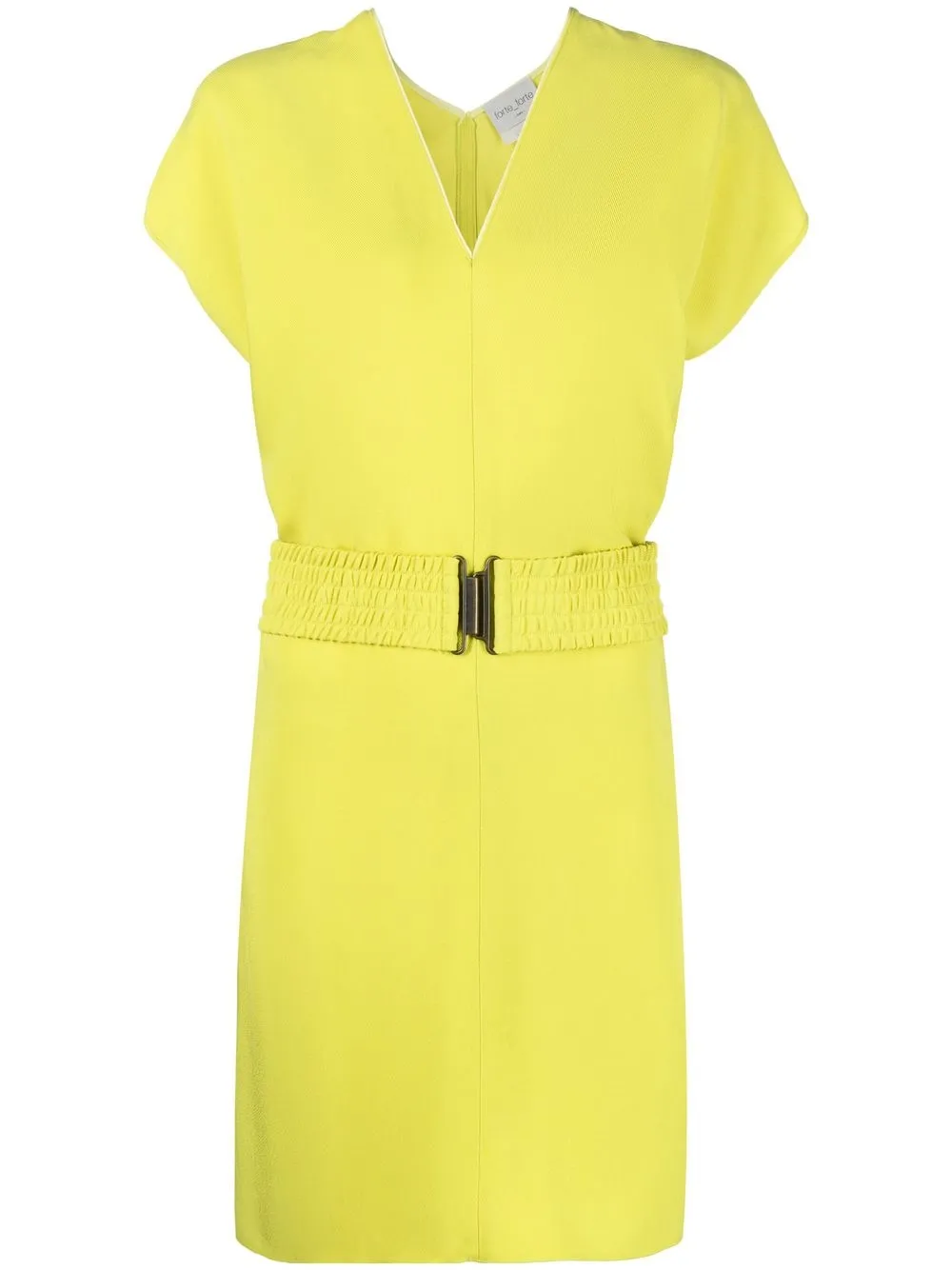 

Forte Forte V-neck midi dress - Yellow