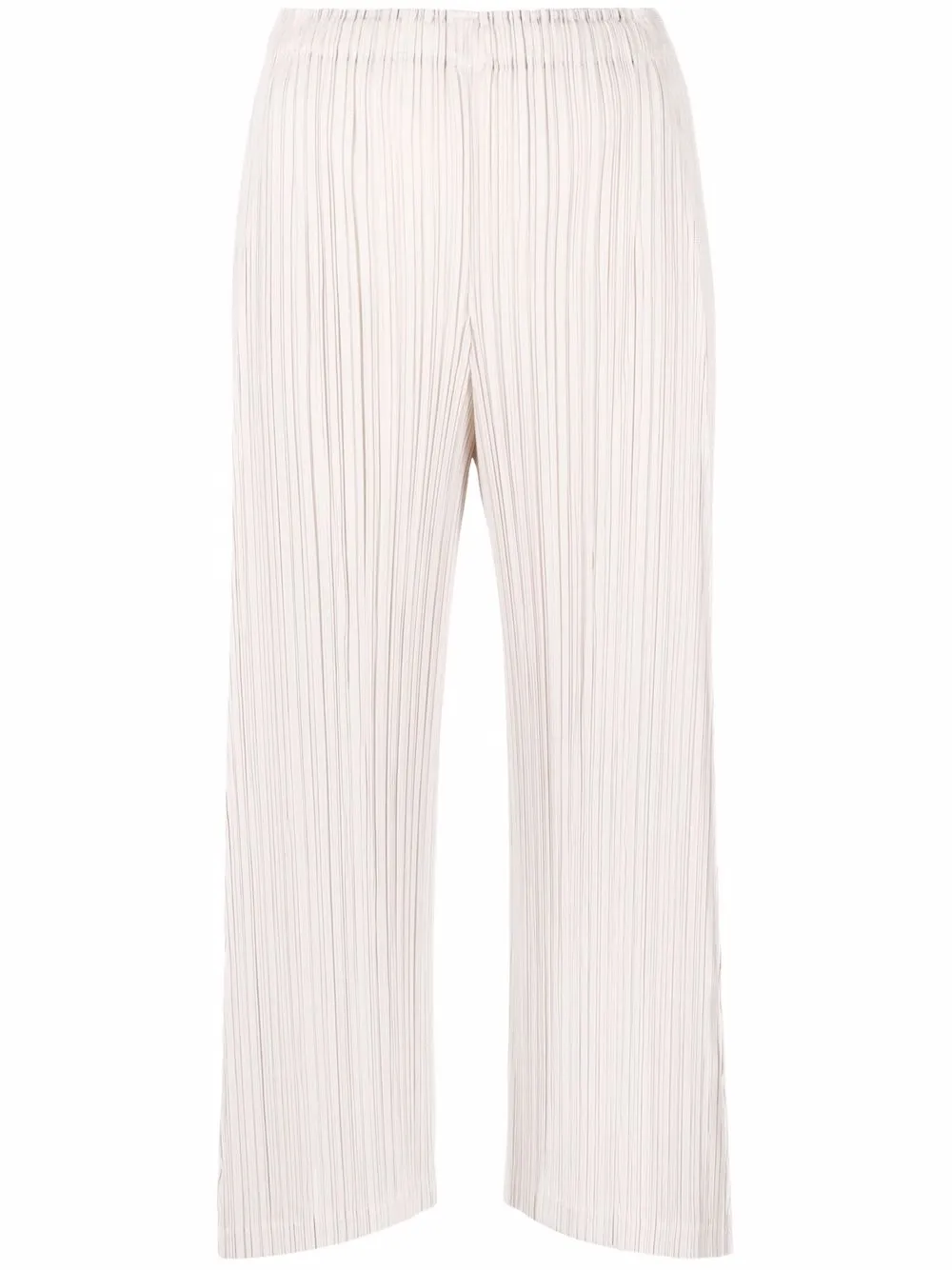 

Pleats Please Issey Miyake plissé elasticated-waist culottes - Neutrals