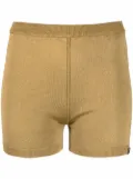 1017 ALYX 9SM metallic-thread knitted shorts - Gold