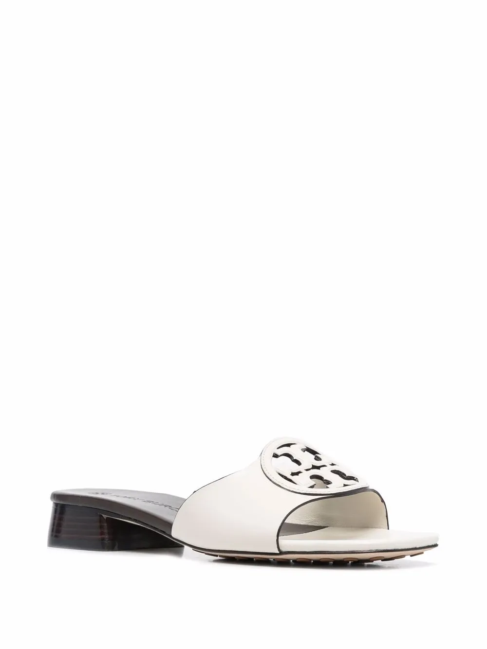 Tory Burch logo-patch Open Toe Sandals - Farfetch