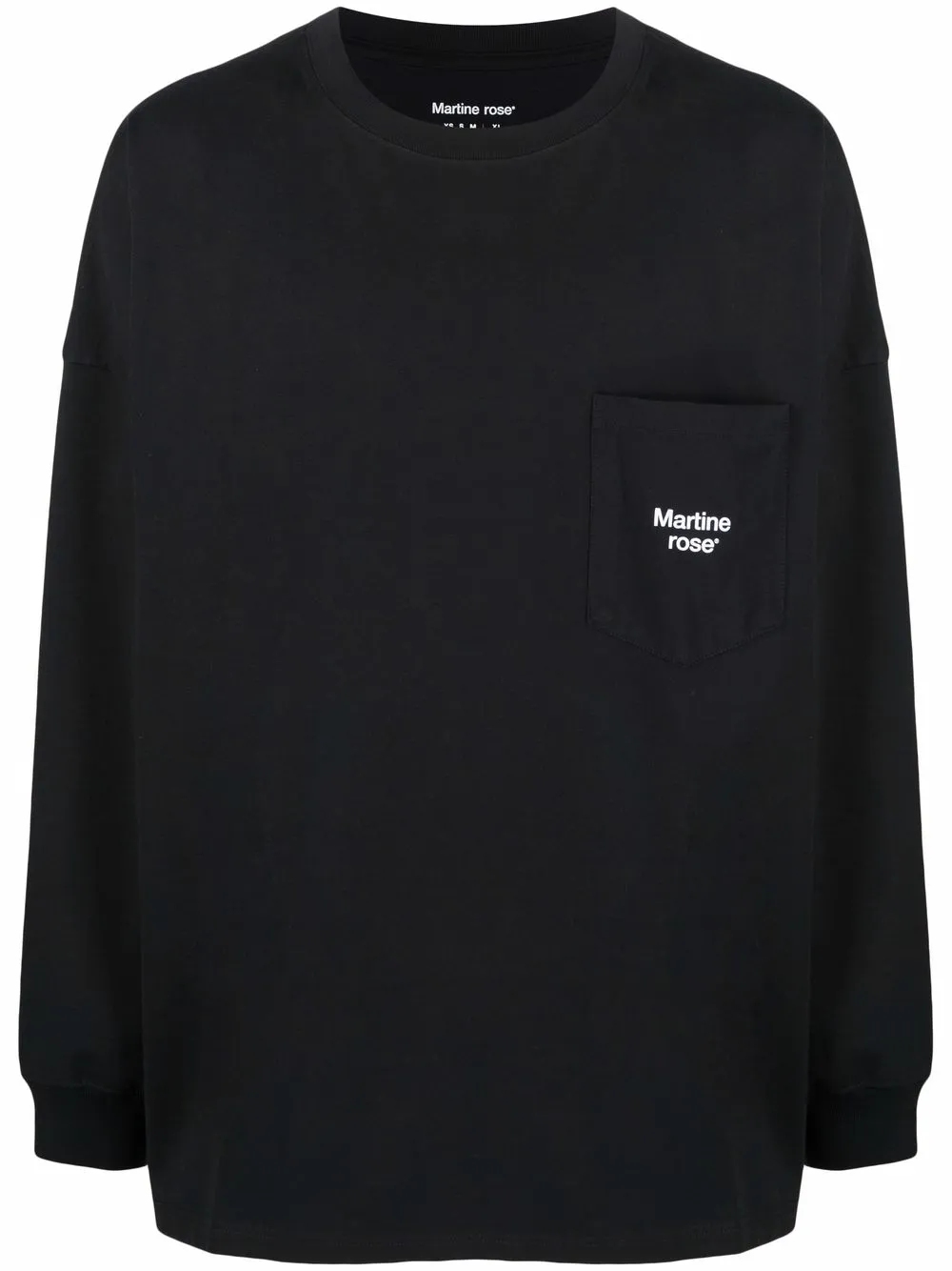 

Martine Rose sudadera con logo estampado - Negro