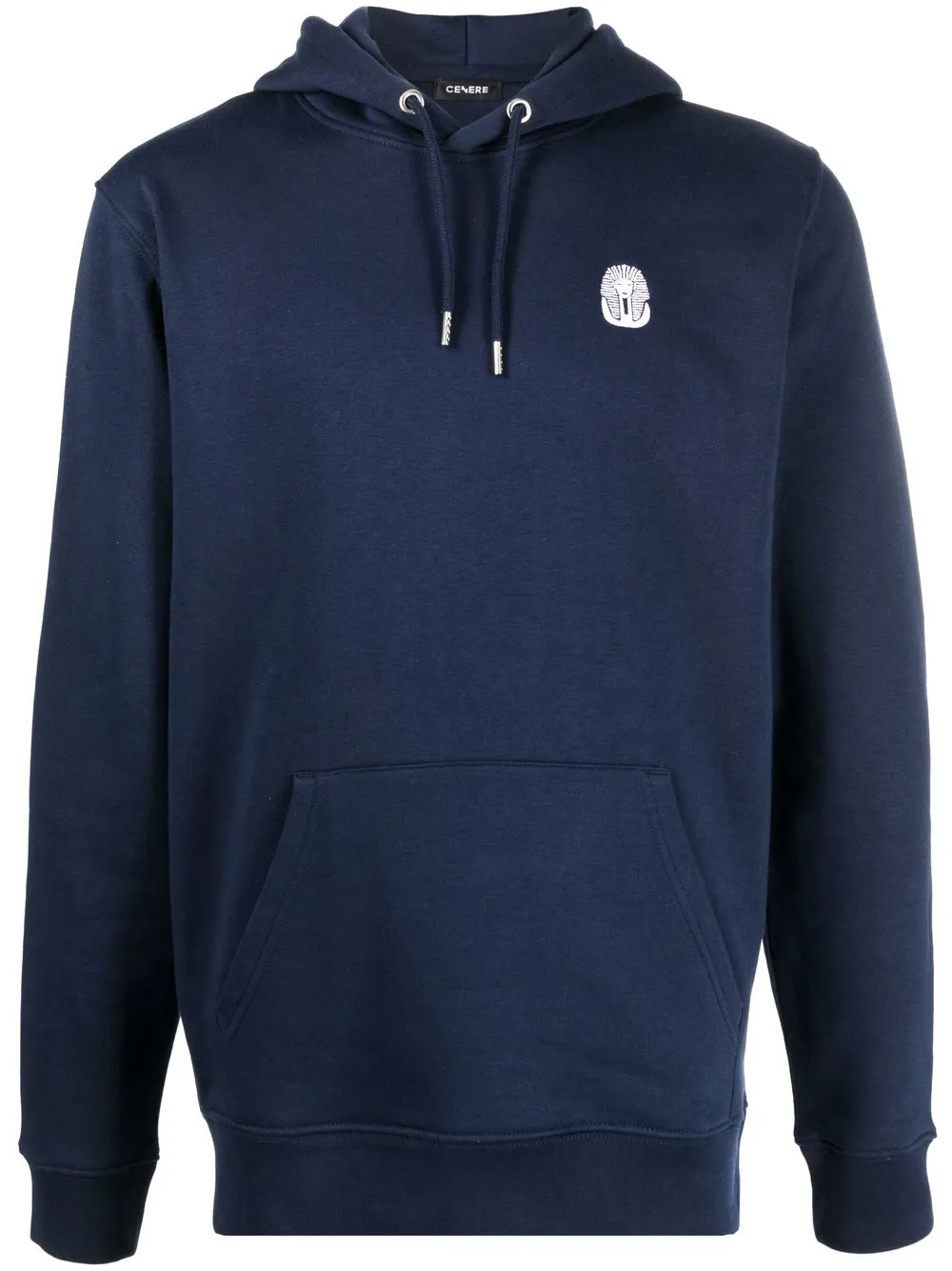 

Cenere GB hoodie con logo bordado - Azul