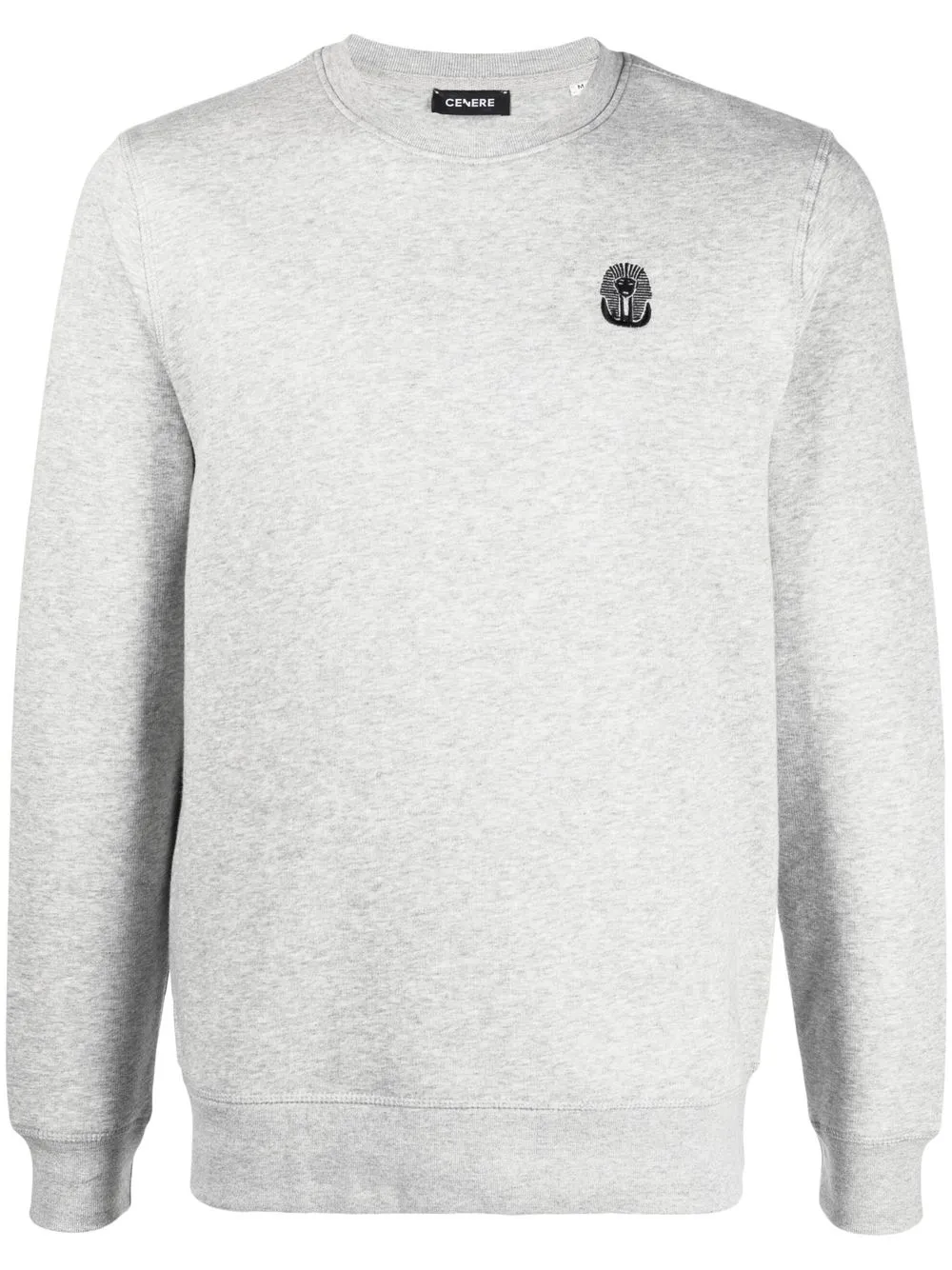 

Cenere GB sudadera con logo bordado - Gris
