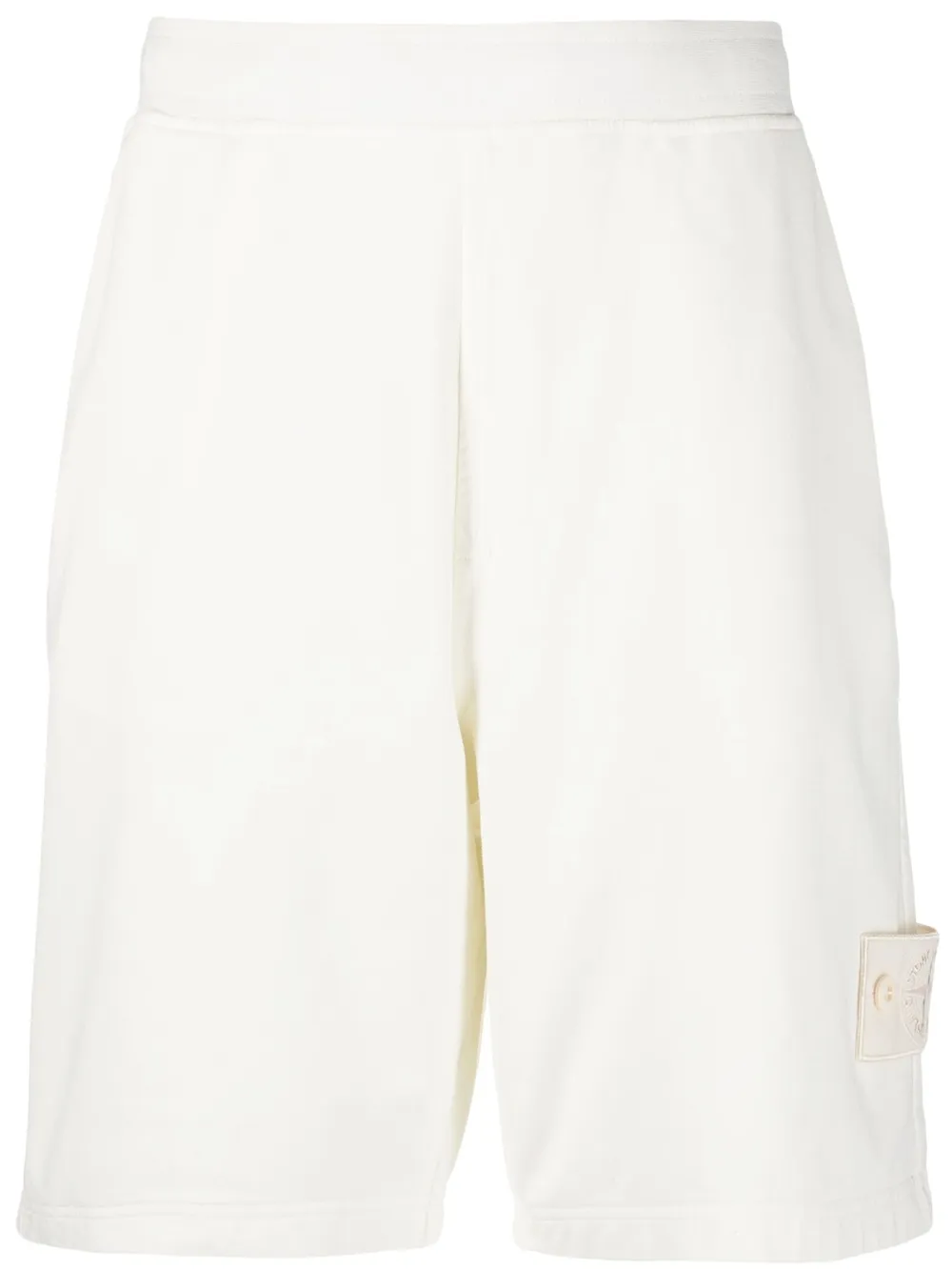 

Stone Island shorts con logo Compass - Blanco