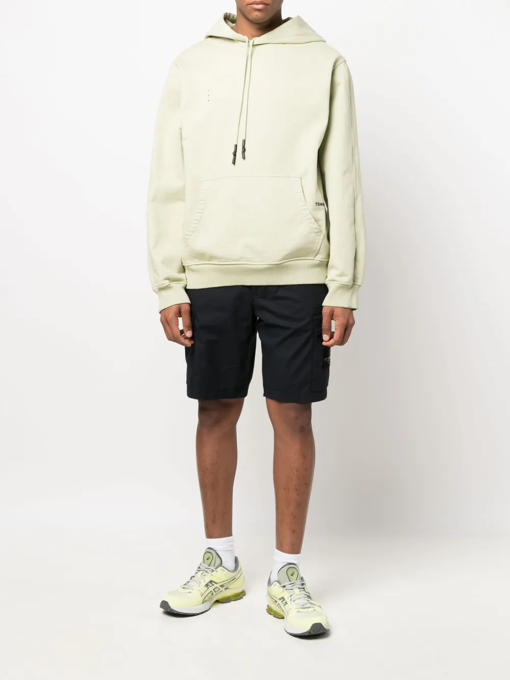 Stone Island Cargo shorts met logopatch - Blauw