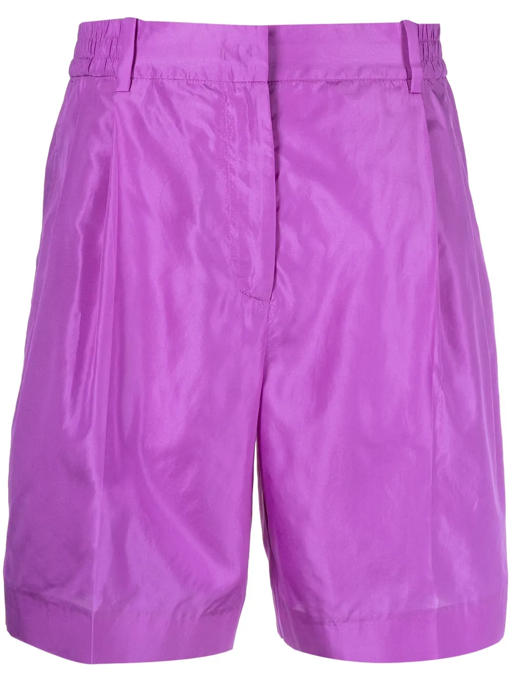 

Valentino shorts de tiro alto - Morado