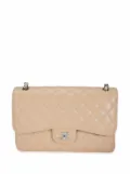 CHANEL Pre-Owned Jumbo Double Flap shoulder bag - Neutrals