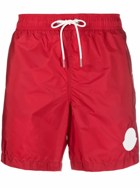 Moncler short de bain à patch logo