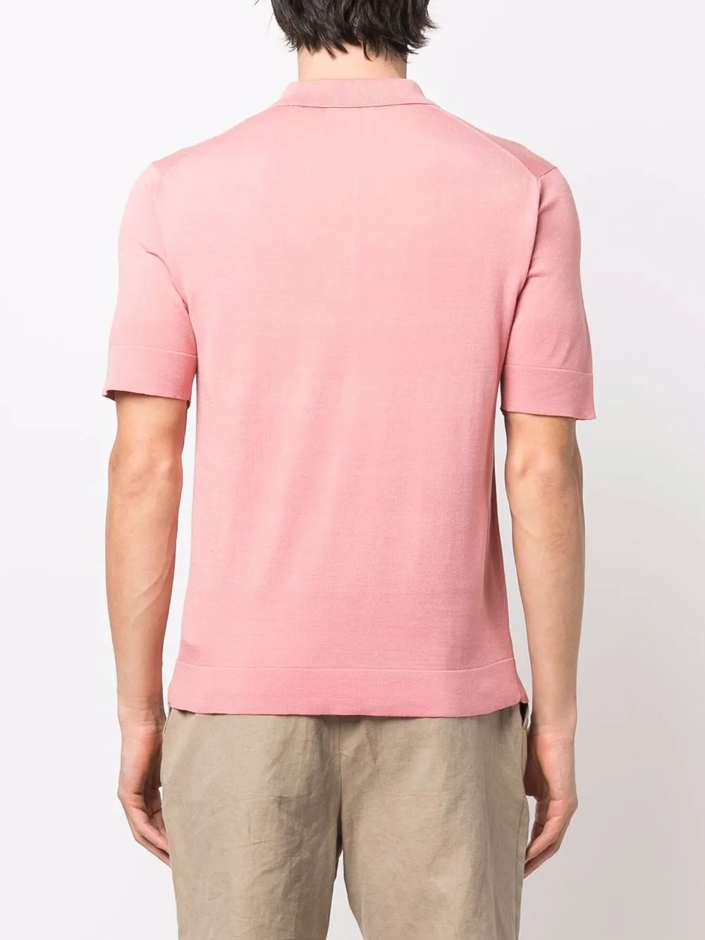 Mens pink collared clearance shirt