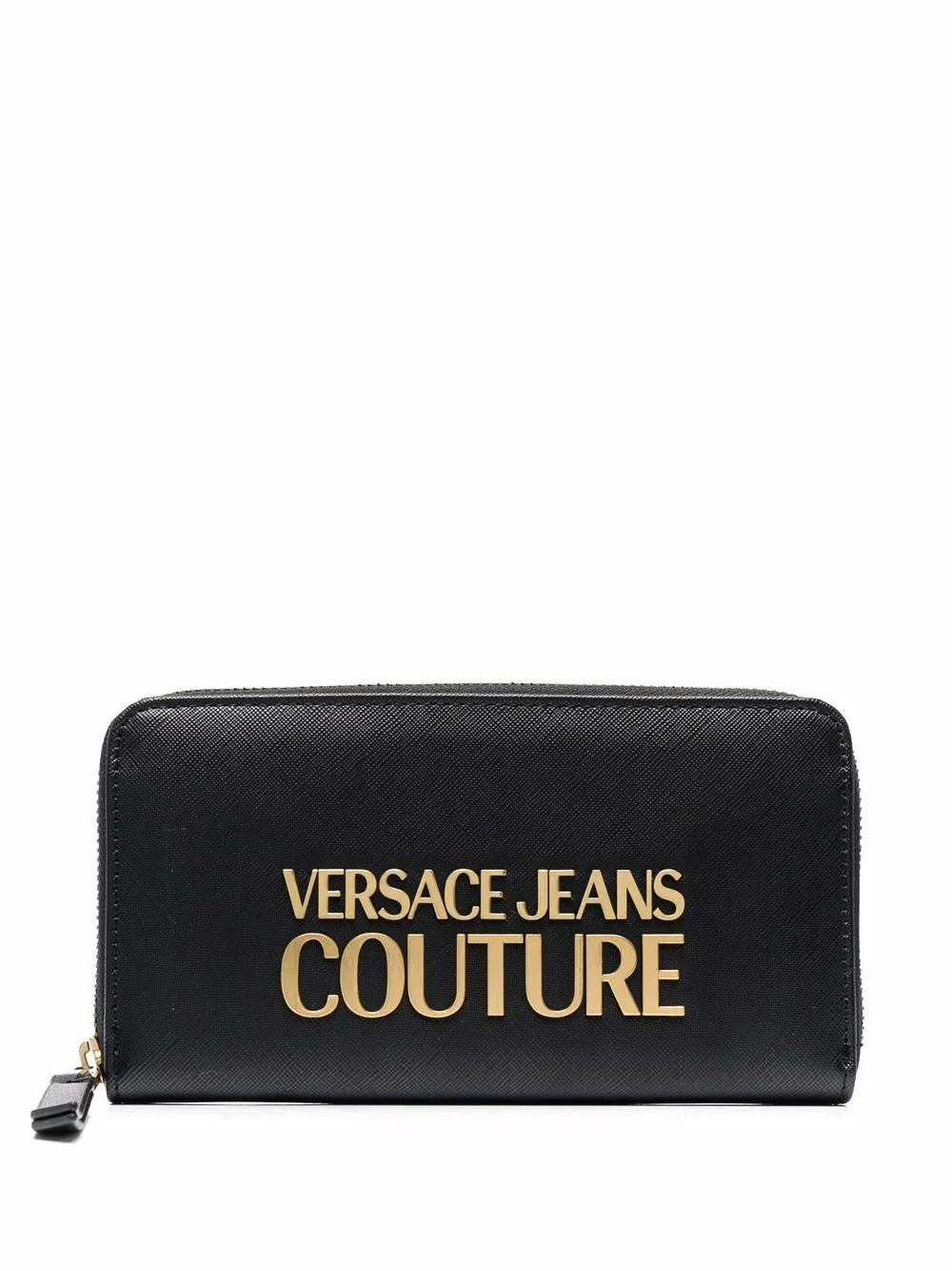 

Versace Jeans Couture logo zipped wallet - Black