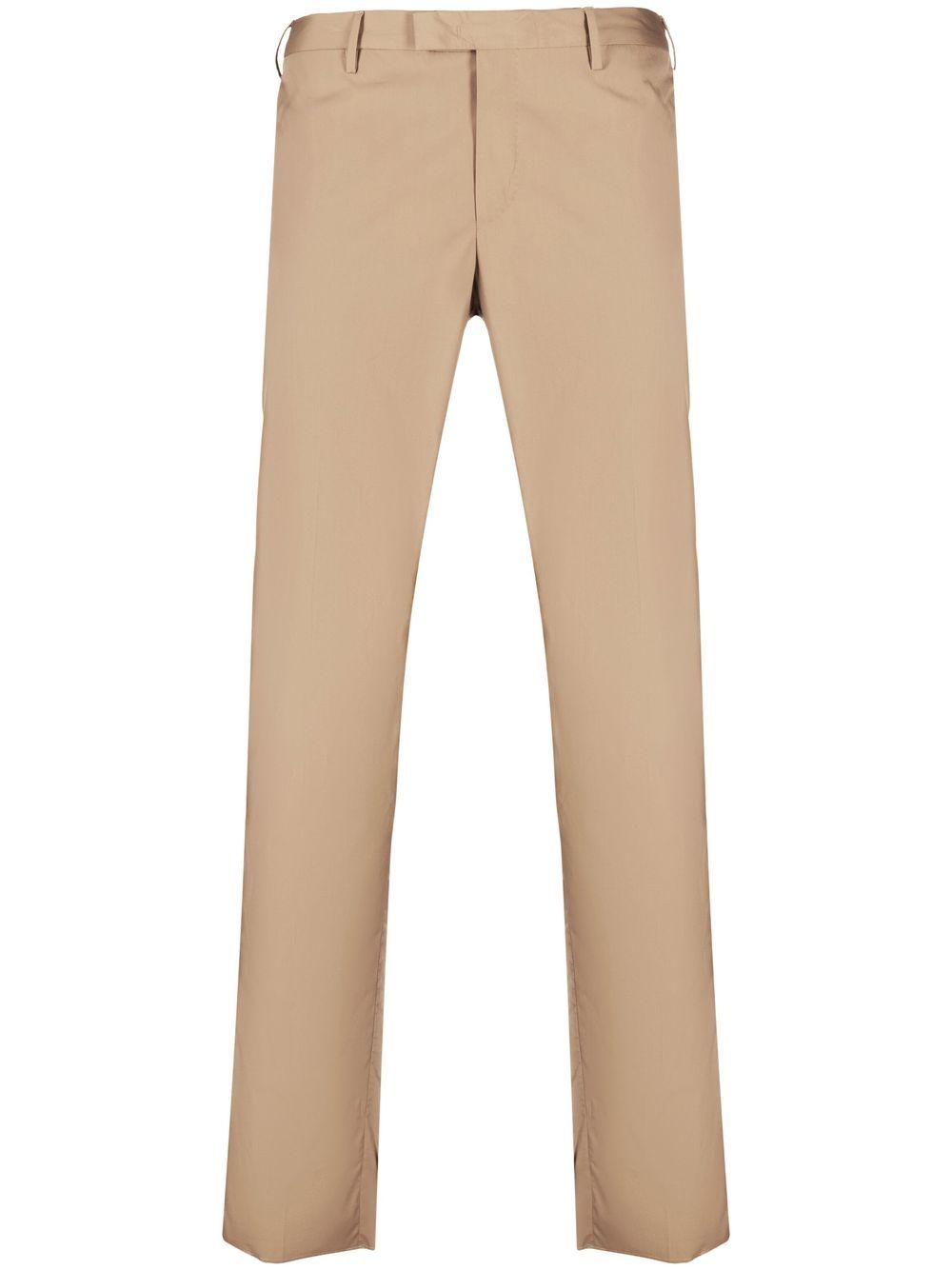 slim-cut tailored trousers