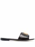 Tory Burch Eleanor slides - Black