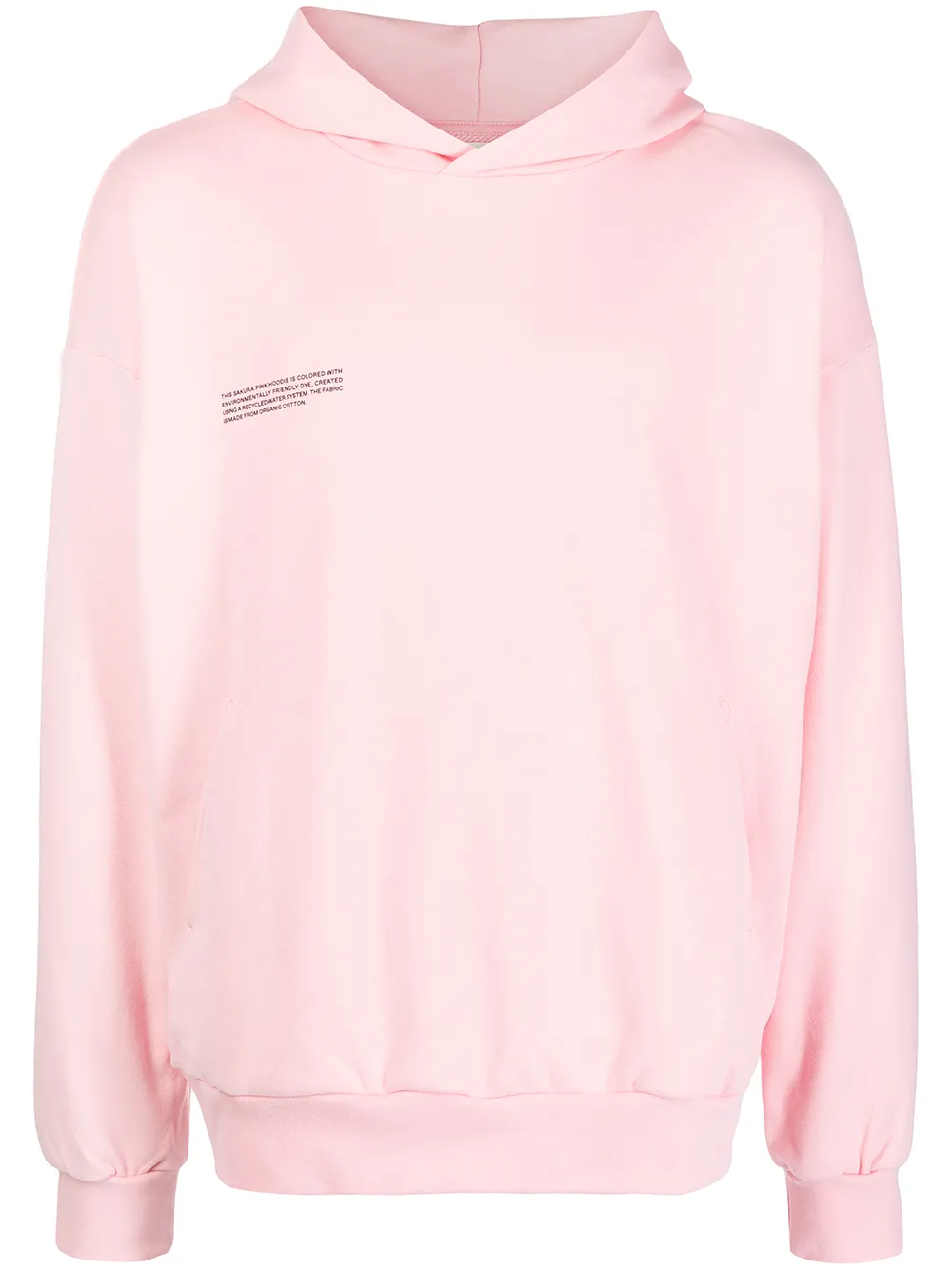 

Pangaia hoodie con sello 365 - Rosado