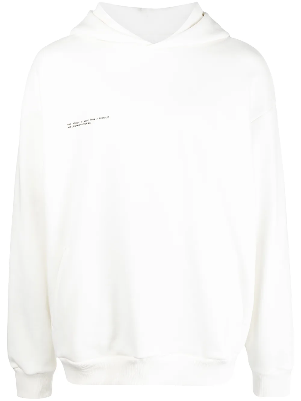 

Pangaia hoodie con motivo 356 - Blanco