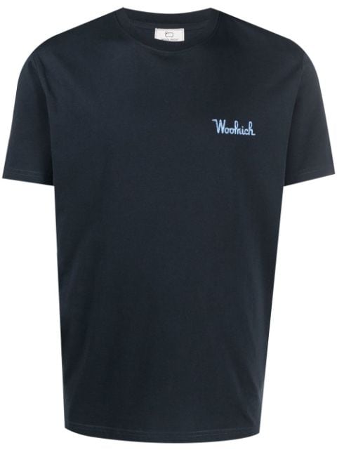 Woolrich - lighthouse-print organic cotton T-shirt