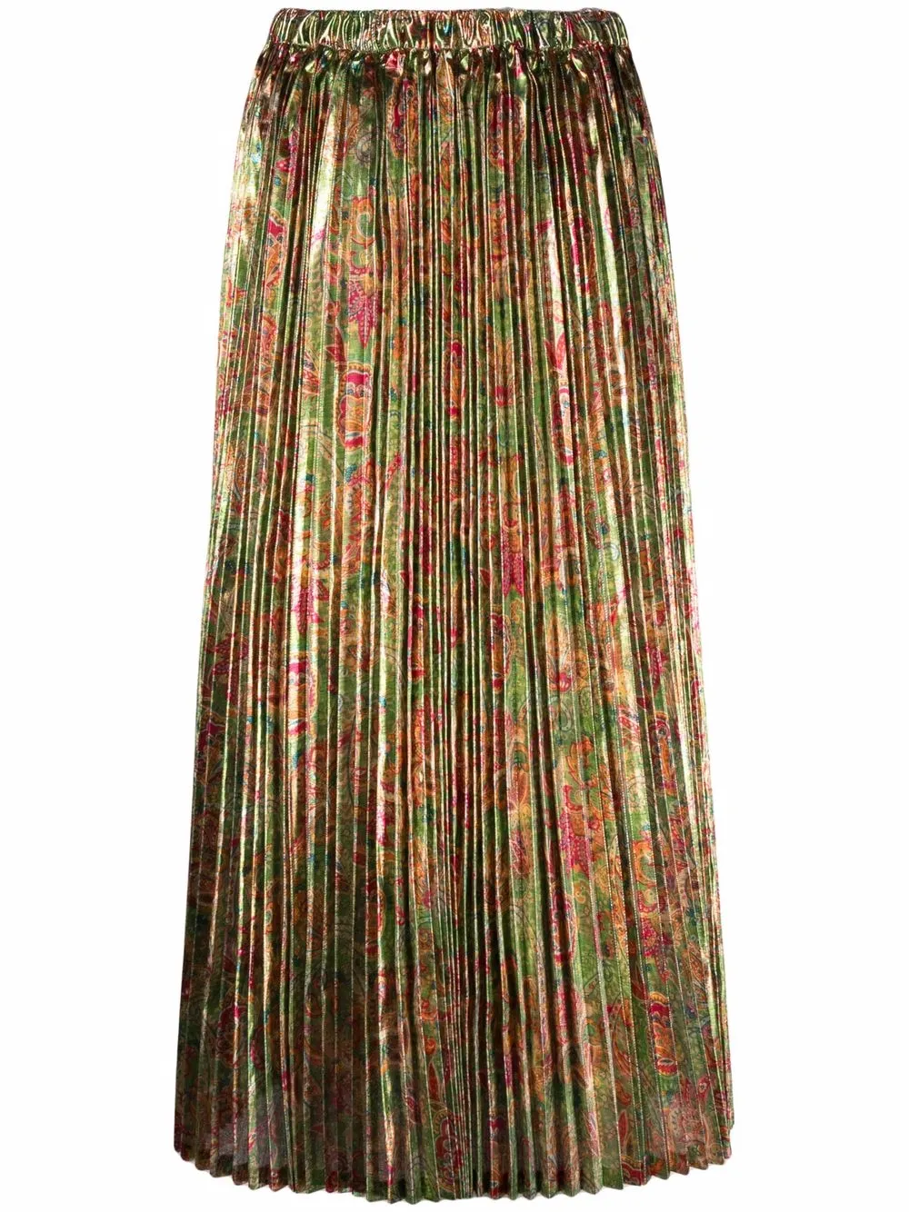 

Junya Watanabe falda midi con estampado floral - Amarillo