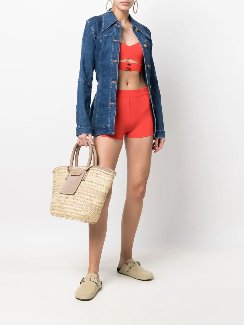 ETRO Fijngebreide hoodie - Rood