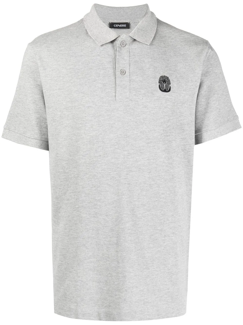 

Cenere GB embroidered-logo polo shirt - Grey