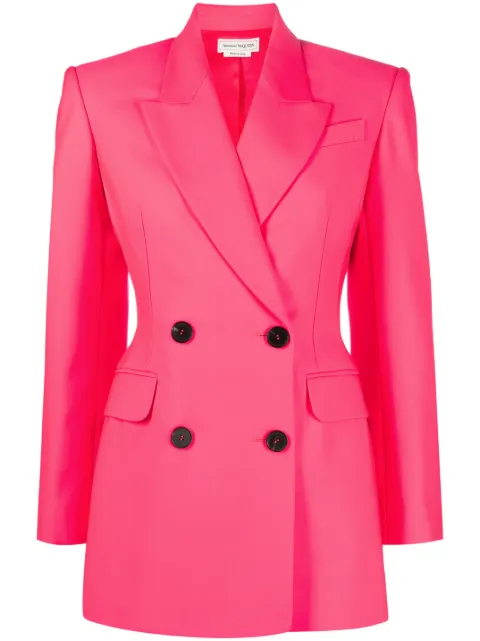 Alexander McQueen blazer con doble botonadura