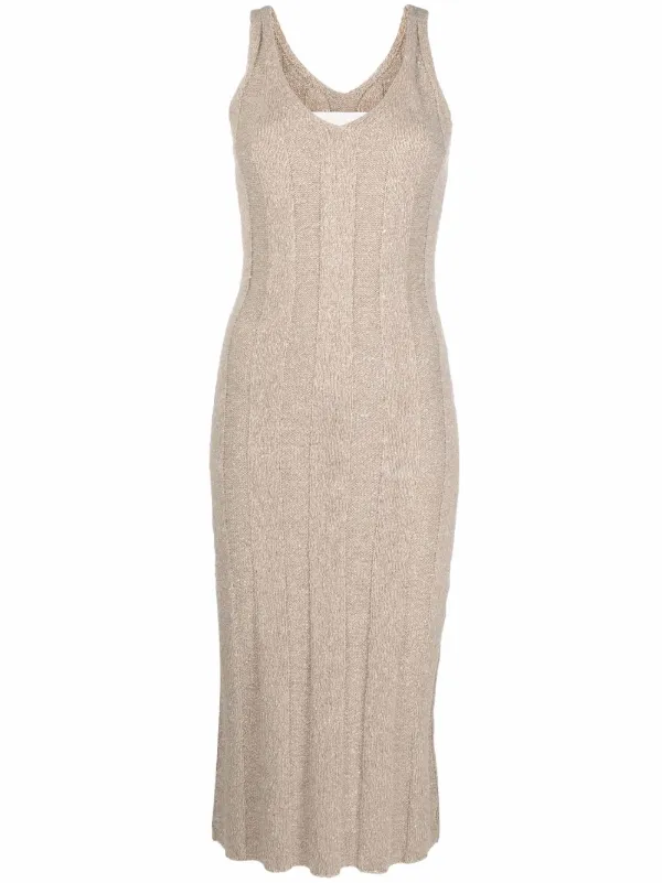 By Malene Birger ribbed-knit V-neck 