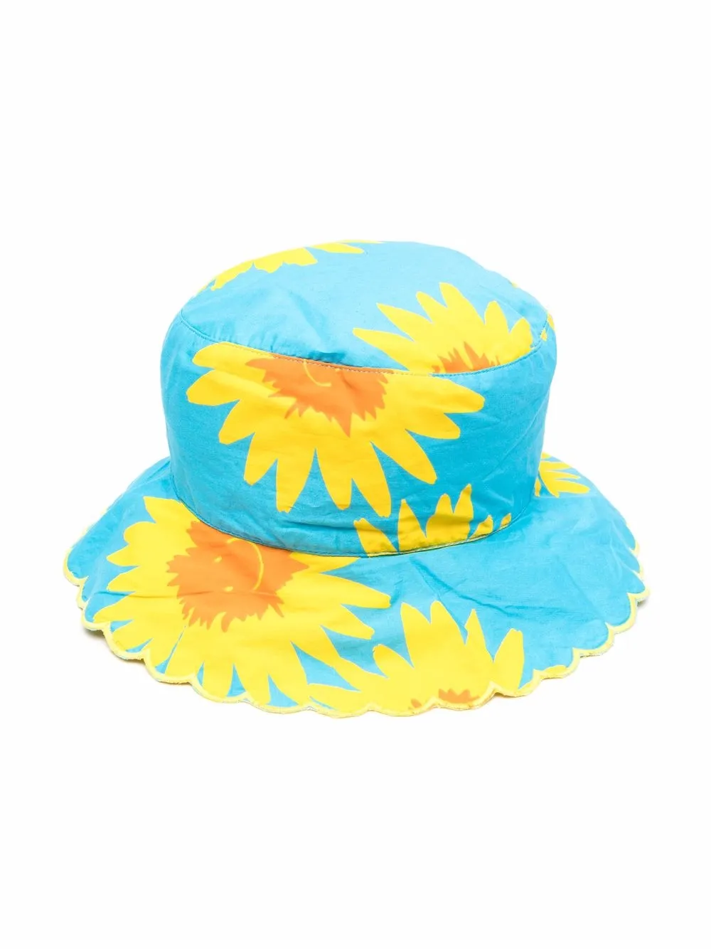 

Stella McCartney Kids floral-print bucket hat - Blue