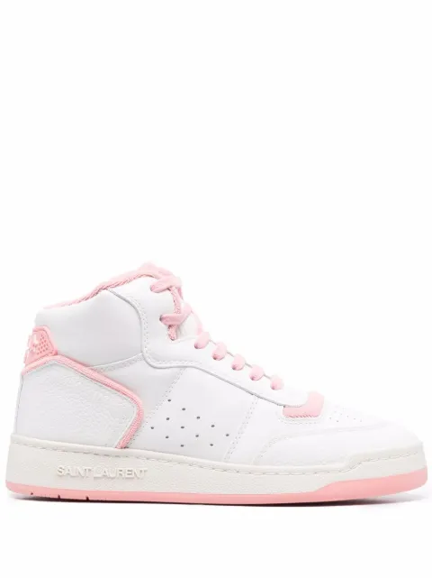 Saint Laurent high-top leather sneakers