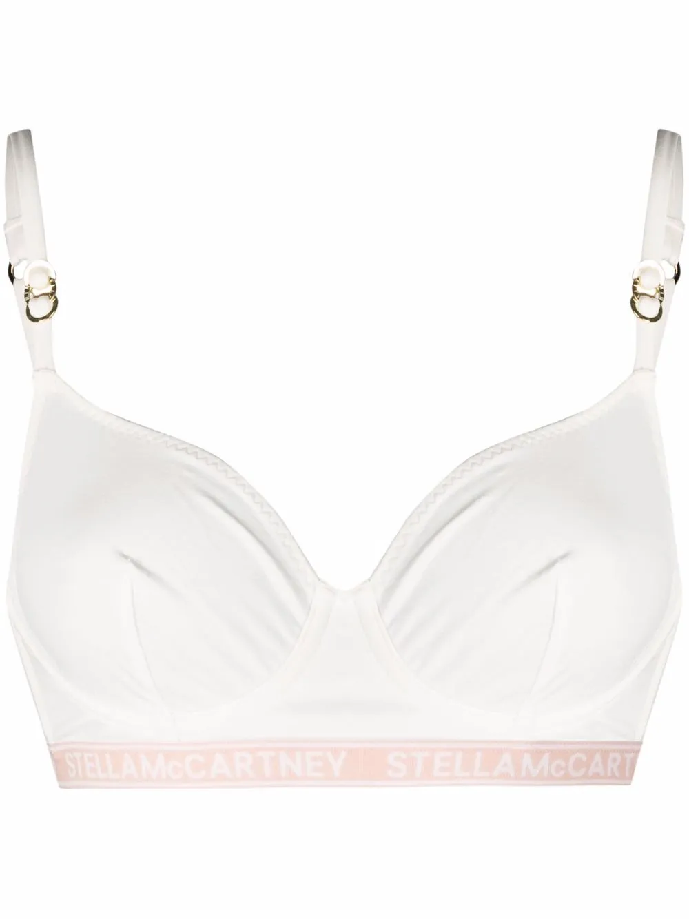 Stella Mccartney Logo-band Underwired Bra