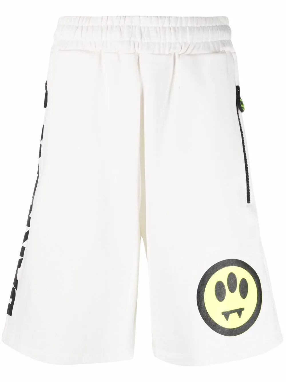 

BARROW shorts con logo smiley - Blanco