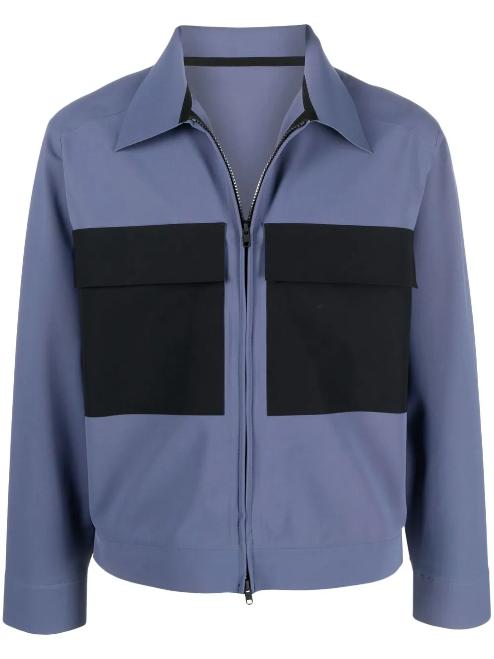 

GR10K bonded shirt jacket - Blue