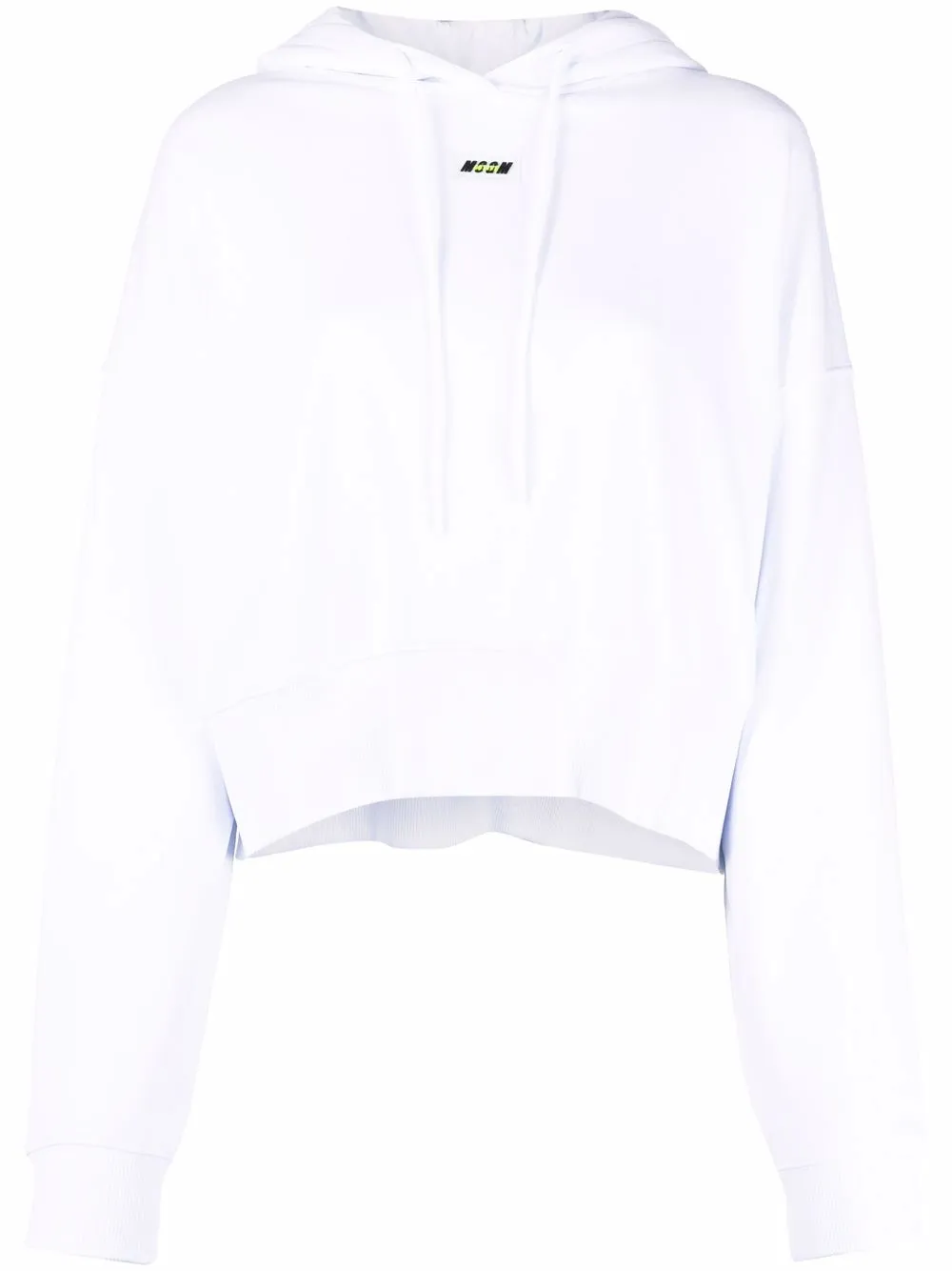 

MSGM hoodie con logo estampado - Blanco