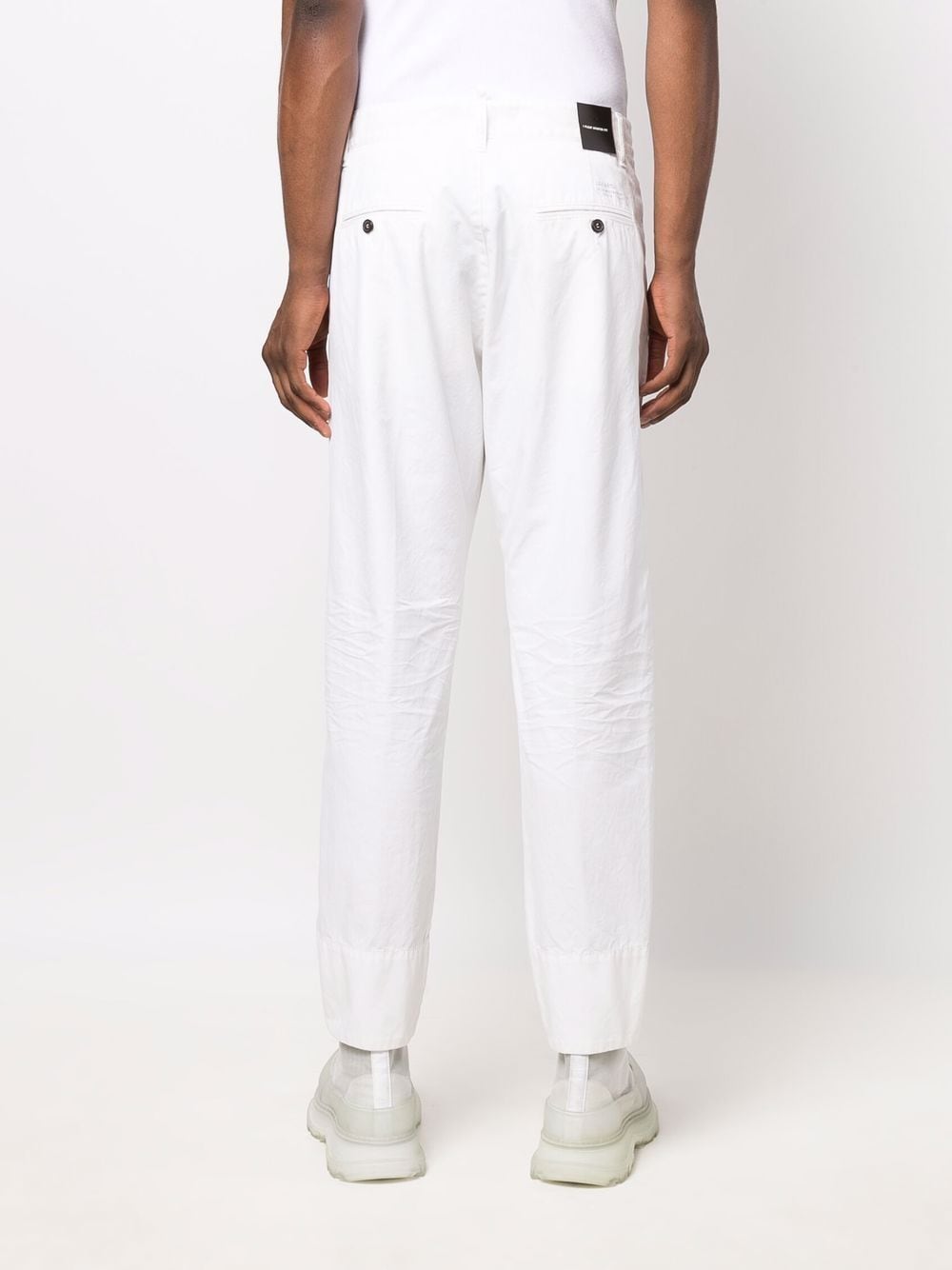Dsquared2 Tapered logo-print Chinos - Farfetch