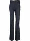 Saint Laurent high-waisted bootcut jeans - Blue