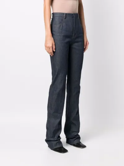 high-waisted bootcut jeans | Saint 