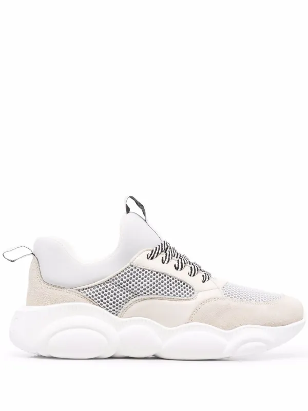 moschino mesh trainers