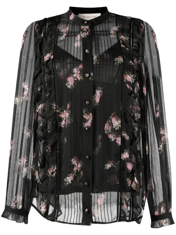 ZIMMERMANN Dancer floral-print Shirt 